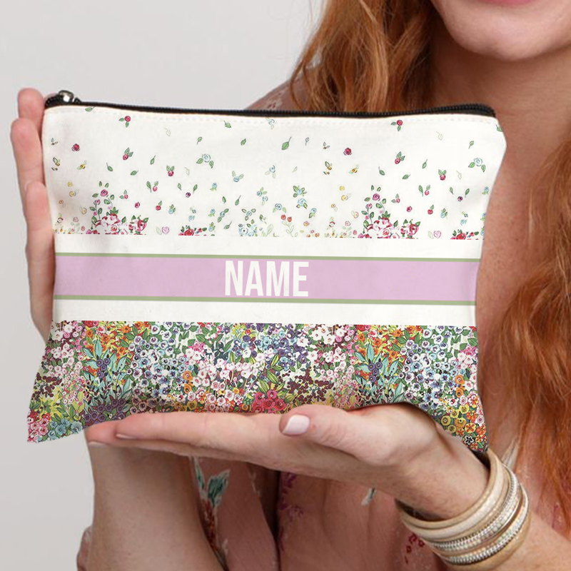 Custom Name Cosmetic Bag Trend - Luxury Skincare Brand ulasan dan harga