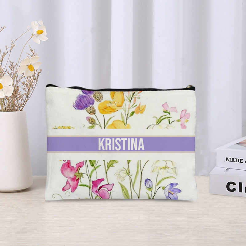 Custom Name Cosmetic Bag Trend - Luxury Skincare Brand ulasan dan harga