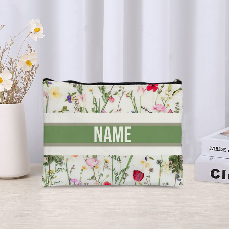 Custom Name Cosmetic Bag Trend - Luxury Skincare Brand ulasan dan harga