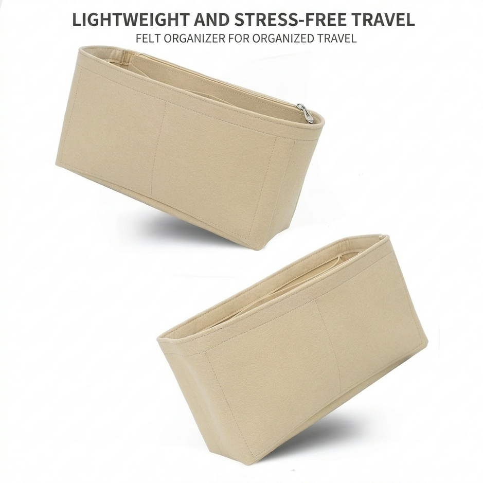 Women Felt Insert Bag Purse Or - Luxury Skincare Brand ulasan dan harga