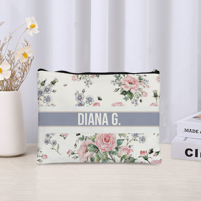 Custom Makeup Bag Trendy Canva - Luxury Skincare Brand ulasan dan harga