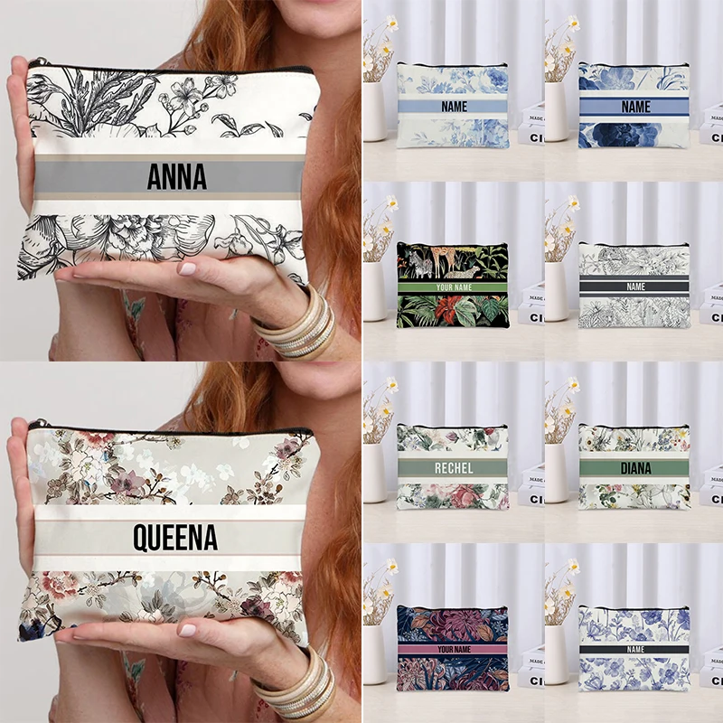 Custom Name Vintage Makeup Bag - Luxury Skincare Brand ulasan dan harga