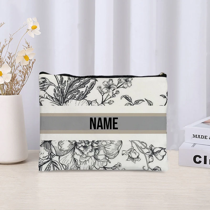 Custom Name Vintage Makeup Bag - Luxury Skincare Brand ulasan dan harga