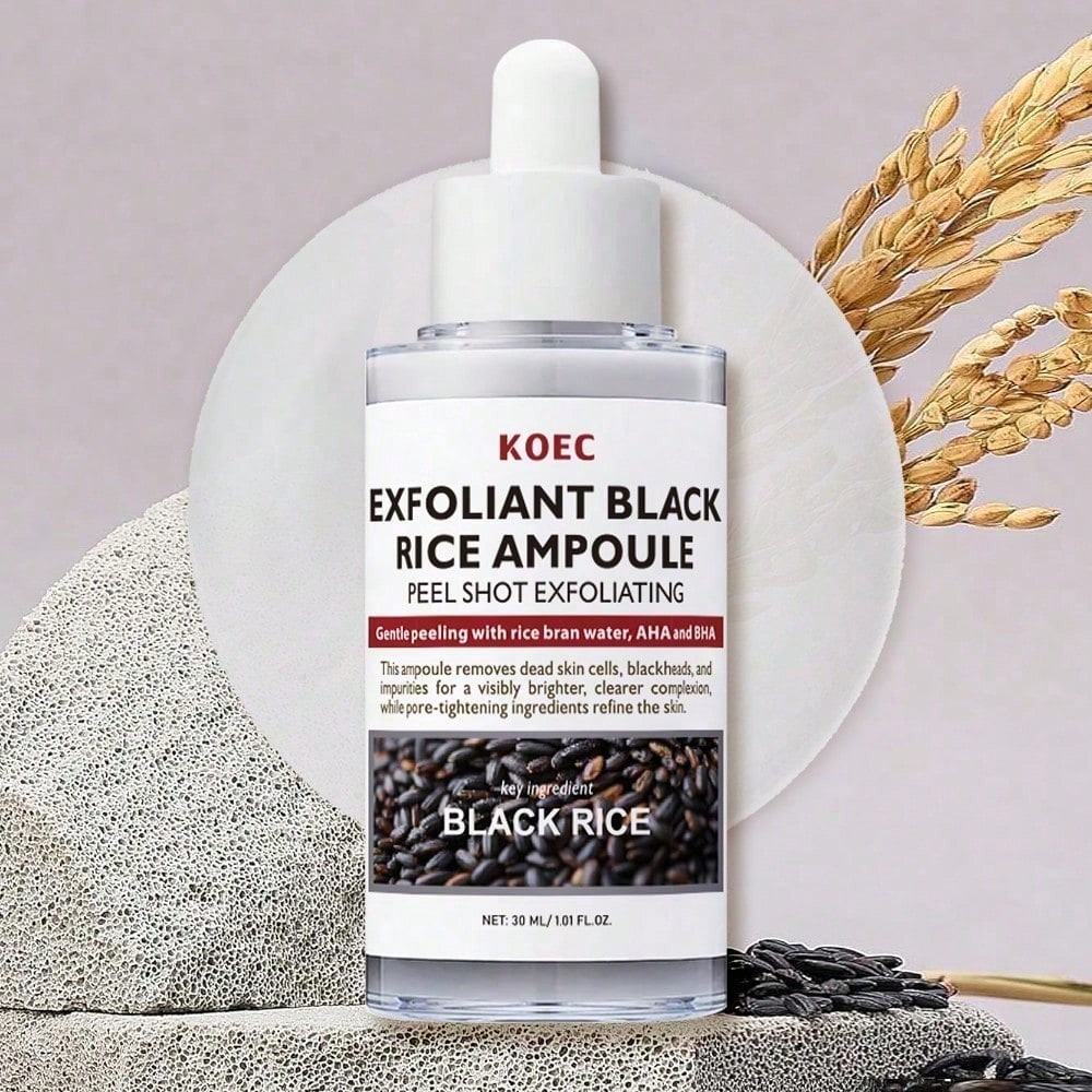Exfoliating Black Rice Ampoule - Luxury Skincare Daily ulasan dan harga